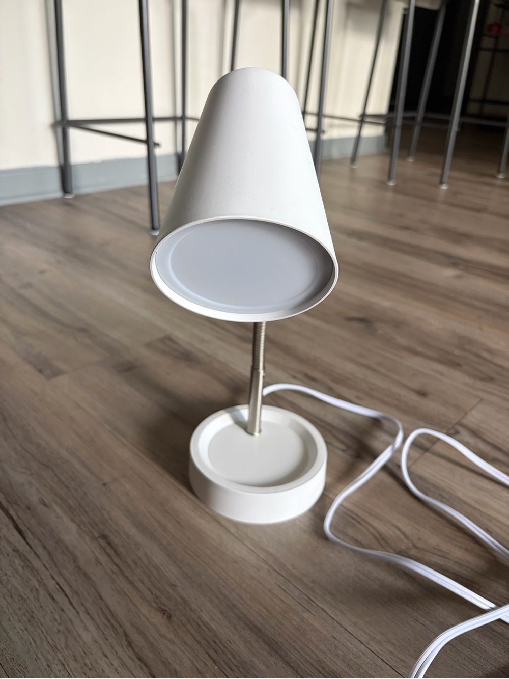 White Desk Table Lamp